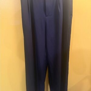 HALARA High Waisted  Side Pocket Shirred Straight Leg Work Pants